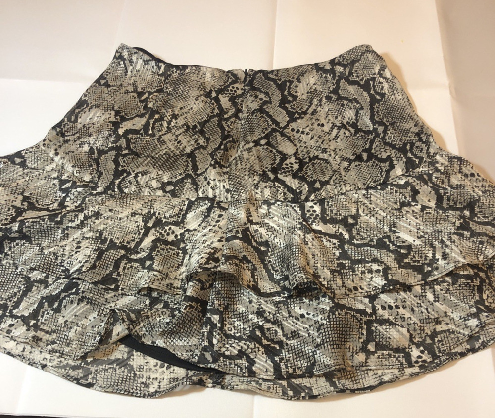 Sadie And Sage Large Snake Skin Skirt Zip